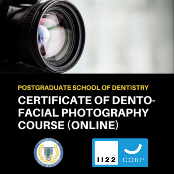 Certificate of Dento-Facial Photography, Triage and Monitoring Course